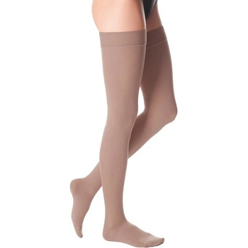 Maxis Stehenní punčochy MICRO AG lem bronz