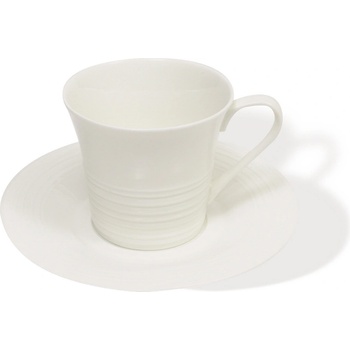 Maxwell & Williams White Basics Cirque šálek na cappucino s podšálkem P0444809 230ml