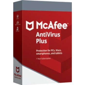 McAfee Antivirus Plus 10 lic. 3 roky (MAP-3Y10D)
