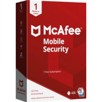 McAfee Mobile Security 1 lic. 3 roky (MMS-3Y1D)