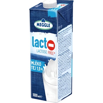 Meggle Polotučné mléko bez laktózy 1,5% 1 l