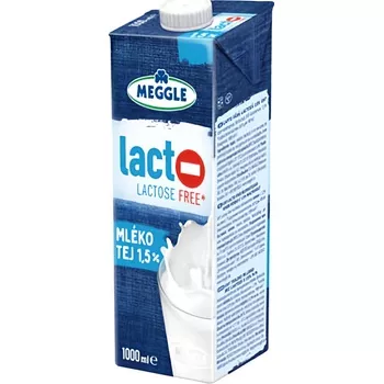 Meggle Polotučné mléko bez laktózy 1,5% 1 l