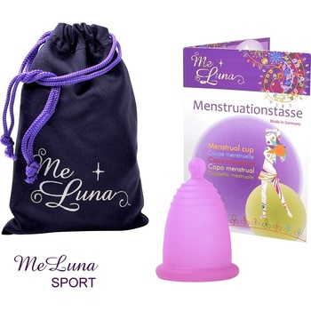 MeLuna růžový s kuličkou menstruační kalíšek L