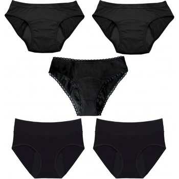 Mena by Moio sada menstruačních kalhotek Full Midi Bikini 5 ks