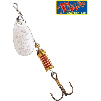 Mepps Aglia 0 stříbrná