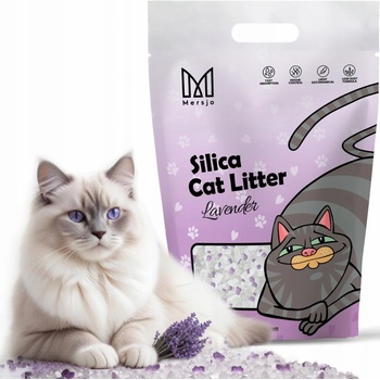 Mersjo Silikonové levandulové bezprašné stelivo Premium natural 3,8 l