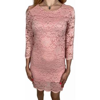 Metrofive dámské růžové pouzdrové šaty Mady růžová