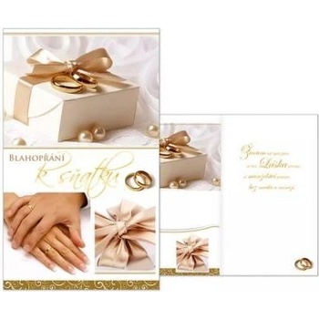 MFP Přání svatební M16 107 W s textem