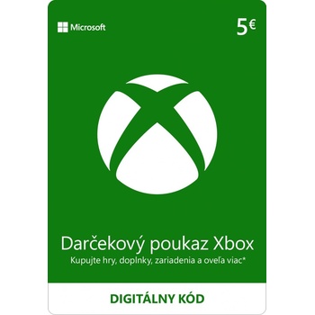 Microsoft Xbox Live dárková karta 5 €
