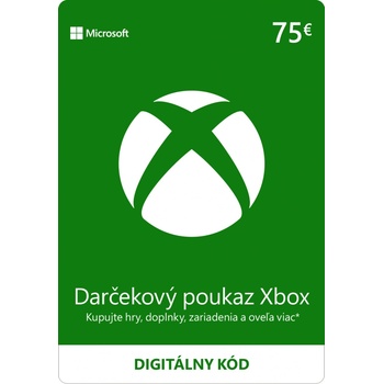 Microsoft Xbox Live dárková karta 75 €