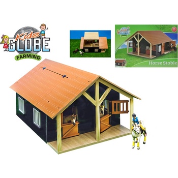 Mikro Trading Stáj pro koně s dílnou dřevěná 51x405x:24