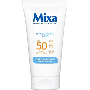 Mixa Hyaluronic Acid Daily Invisible SPF50 Cream 50 ml