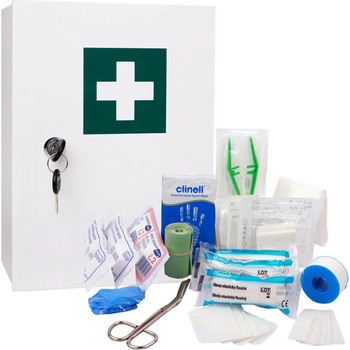 Moje lékárnička Závěsná plechová lékárnička S s výbavou STANDARD