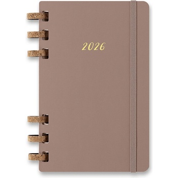 Moleskine Spiral A5 měsíční/týdenní 2026 růžový