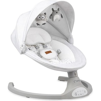 MoMi Kenani elektrické houpátko světle šedá