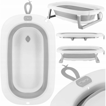 MoMi Skládací vanička NATA šedá