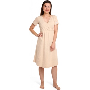 Moniel košilka šaty kojící Dots béžová