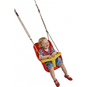 Monkey´s Home houpačka plastová Baby Luxe červená