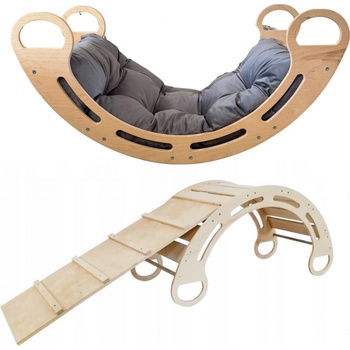 Montessori ELIS DESIGN houpačka 6in1 smile pastel