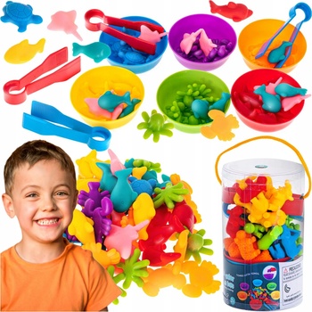 Montessori Výuková hra Nauč se počítat - Dopravní prostředky