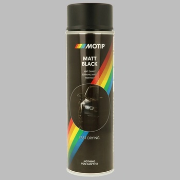 Motip Matt Black černý matný akrylový lak 500 ml