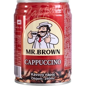 Mr.Brown cappuccino 6 x 240 ml