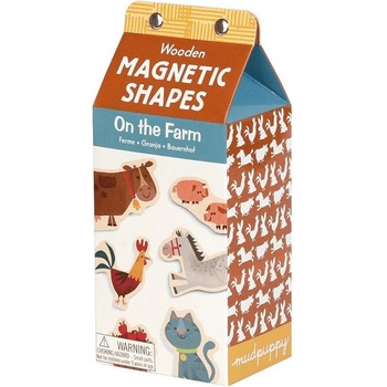 Mudpuppy Dřevěná magnetická sada na farmě