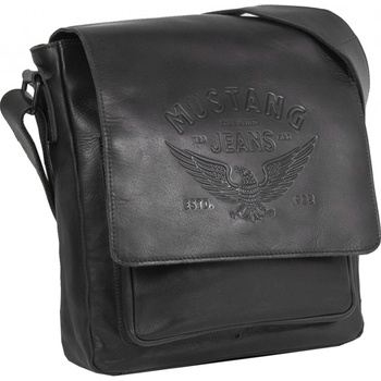 Mustang Adam pánská kožená taška přes rameno černá 45.112600 černá