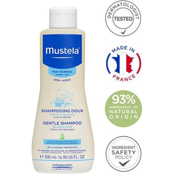 Mustela Bébé Gentle Shampoo jemný šampon pro děti od narození 200 ml
