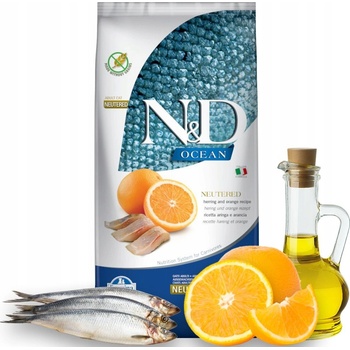 N&D Ocean Adult Cat Grain Free Herring Pumpkin & Orange 5 kg