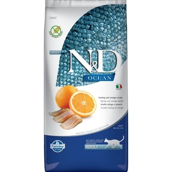 N&D Ocean Adult Cat Herring & Orange 10 kg