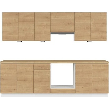 Nábytkáři BRW FL KOMPLET SONTRA 260 S VYBAVENÍM dub arlington