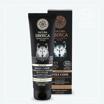 Natura Siberica Wolf Code krém na ochranu obličeje a rukou 80 ml