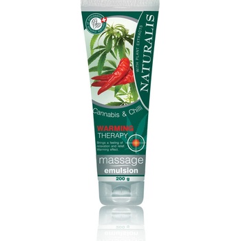 Naturalis masážní emulze Cannabis a chilli 200 ml
