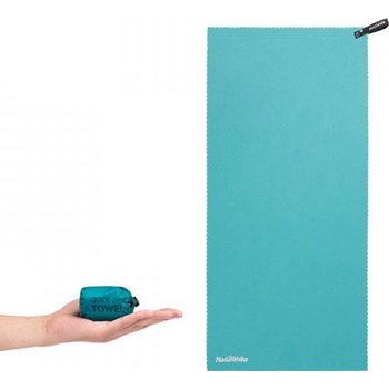 Naturehike Rychleschnoucí skládací ručník (Malý) 80 x 40 cm Tyrkysová