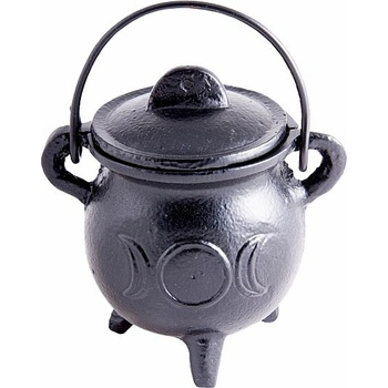 Nefertitis Kadidelnice kotlík litinový se symboly Slunce a měsíce NF22582 - ø 7,5 cm