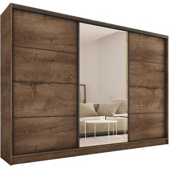 Nejlevnější nábytek Harazia 250 se zrcadlem dub lefkas