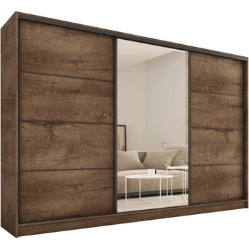 Nejlevnější nábytek HARAZIA 280 se zrcadlem dub lefkas