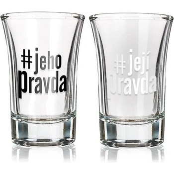 Nekupto Párové panáky Jeho pravda a Její pravda 2 x 40 ml