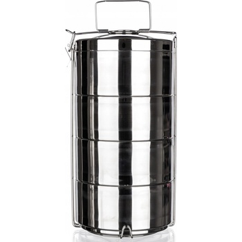 Nerezový termojídlonosič Banquet Akcent 4 patra