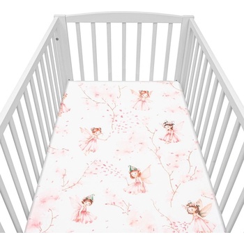 New Baby bavlna prostěradlo Víly 60x120