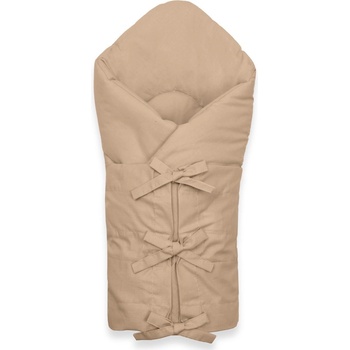 New baby Klasická šněrovací zavinovačka cappuccino