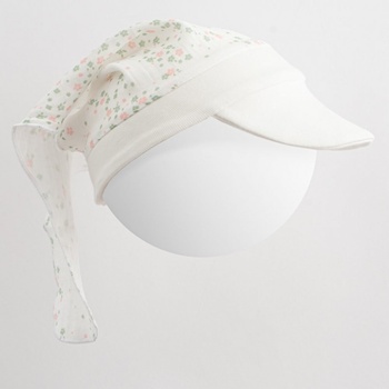 New Baby letní dětská čepice šátek Speed King béžová