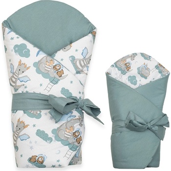 New Baby Oboustranná dětská zavinovačka Dráček