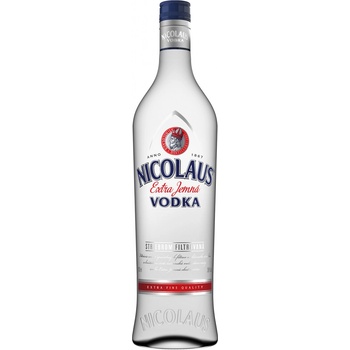 Nicolaus Vodka Extra Jemná 38% 1 l (holá láhev)