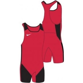 Nike Weightlifting Singlet red black