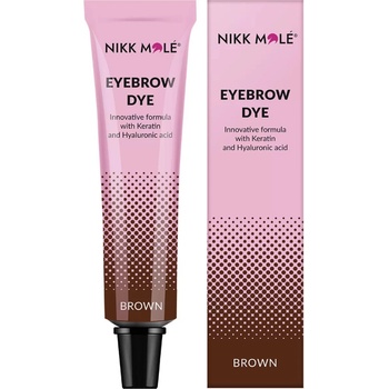 Nikk Mole NEW barva na řasy a obočí Brown 15 ml