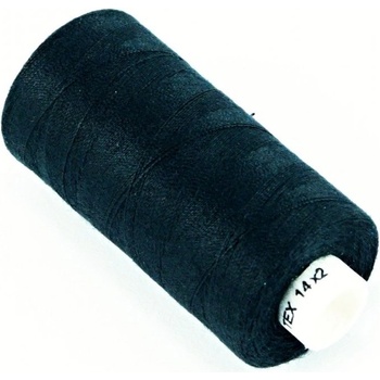 Nit Unipoly - 100% polyester - černá - 500m
