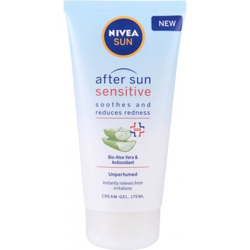 Nivea Sun After Sun Sensitiv zklidňující gelový krém po opalování 175 ml