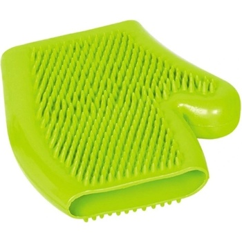 Nobby čistící a masážní rukavice zelená 16 x 18 cm